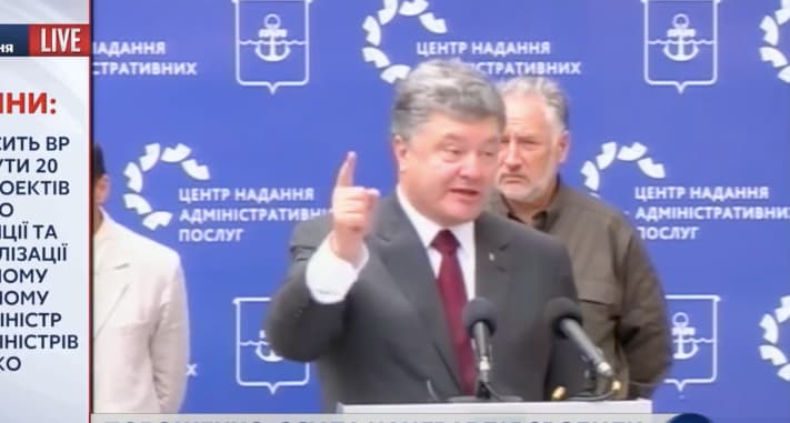 Nuostabus Maidano revoliucijos lyderio, milijardieriaus P. Porošenkos solo