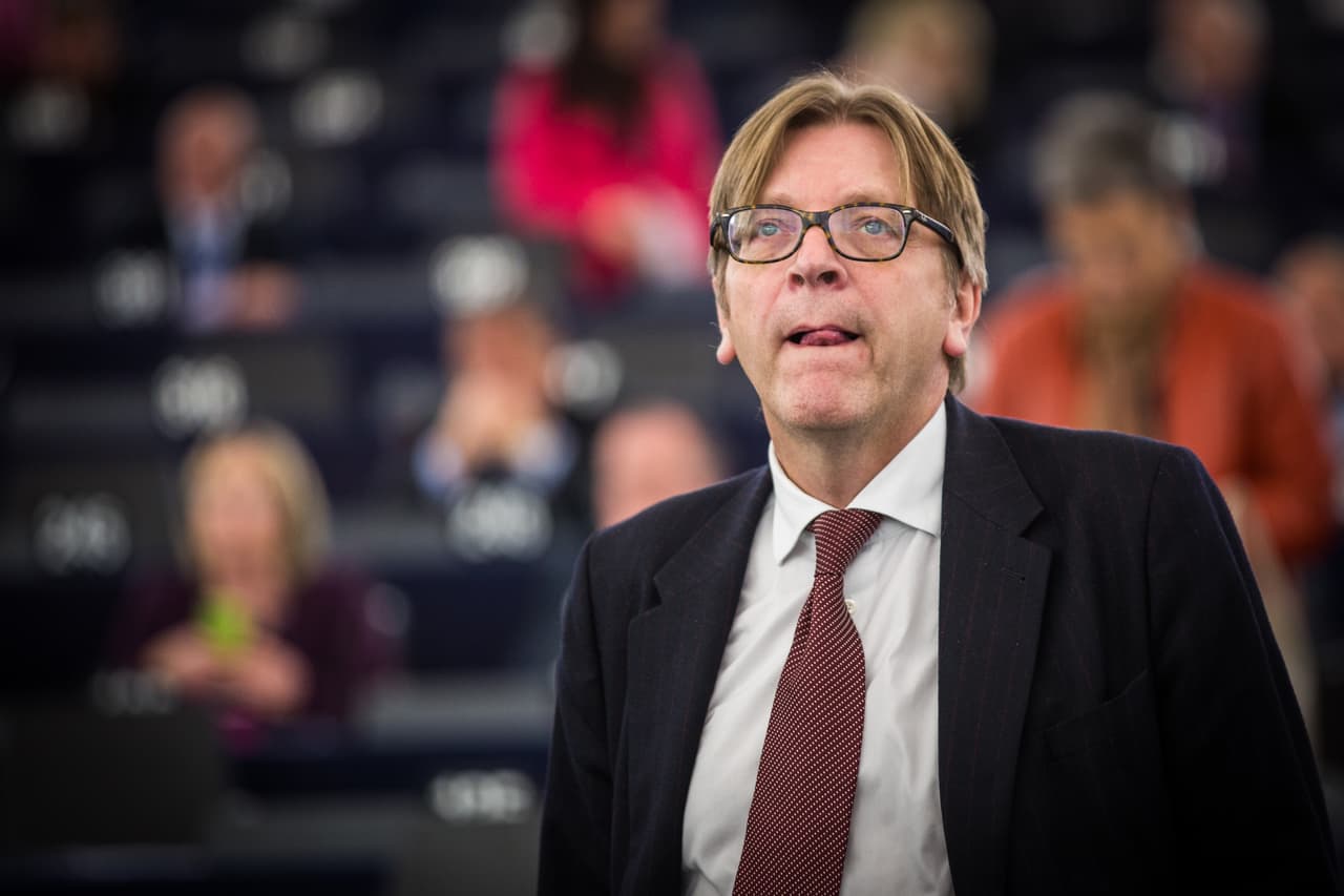 Gajus Ferhofstadas (Guy Verhofstadt).