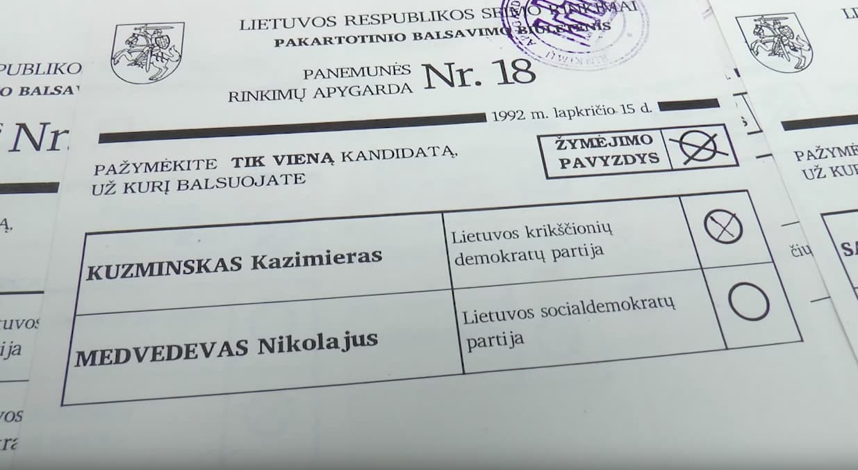 Kaip organizuoti sėkmingus rinkimus... 1992-ieji