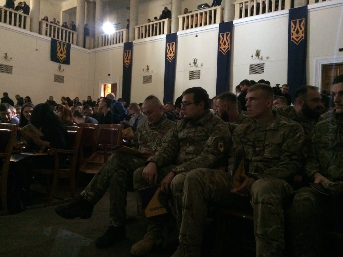 Kijeve ukrainiečių „Azov“ nacionalistai surengė eitynes