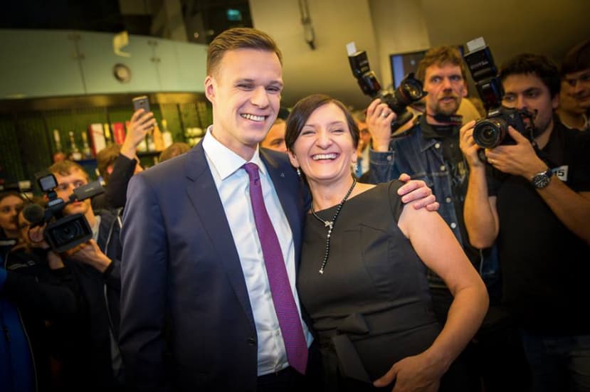 G. Landsbergis (kairėje). Nuotr. facebook.com