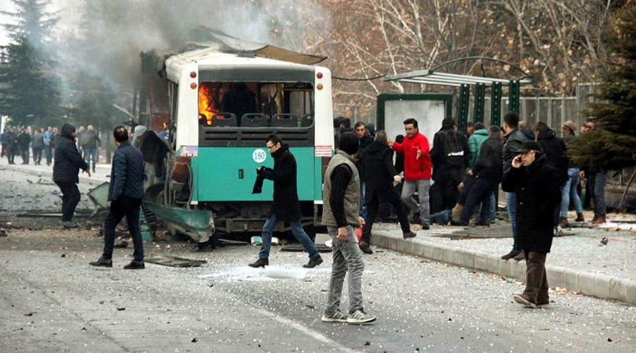 Teroras centrinėje Turkijoje: mažiausiai 13 žuvusiųjų, 48 sužeisti