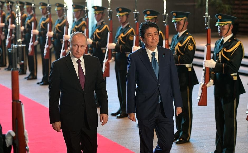 Vladimiras Putinas Japonijoje.