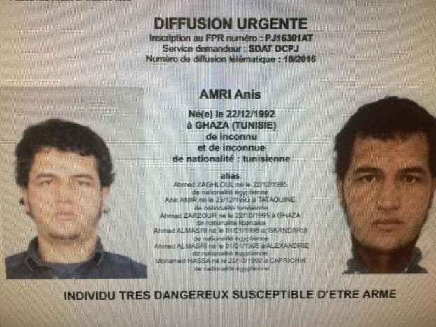 Vos po 4 dienų paieškų Vokietijos teroristas nušautas Italijoje