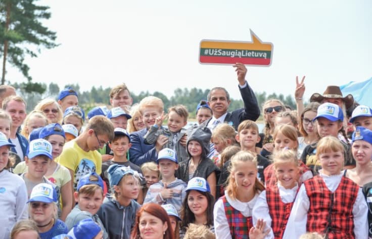 Prezidentės D. Grybauskaitės kampanija „Už saugią Lietuvą“ nepaliko abejingų