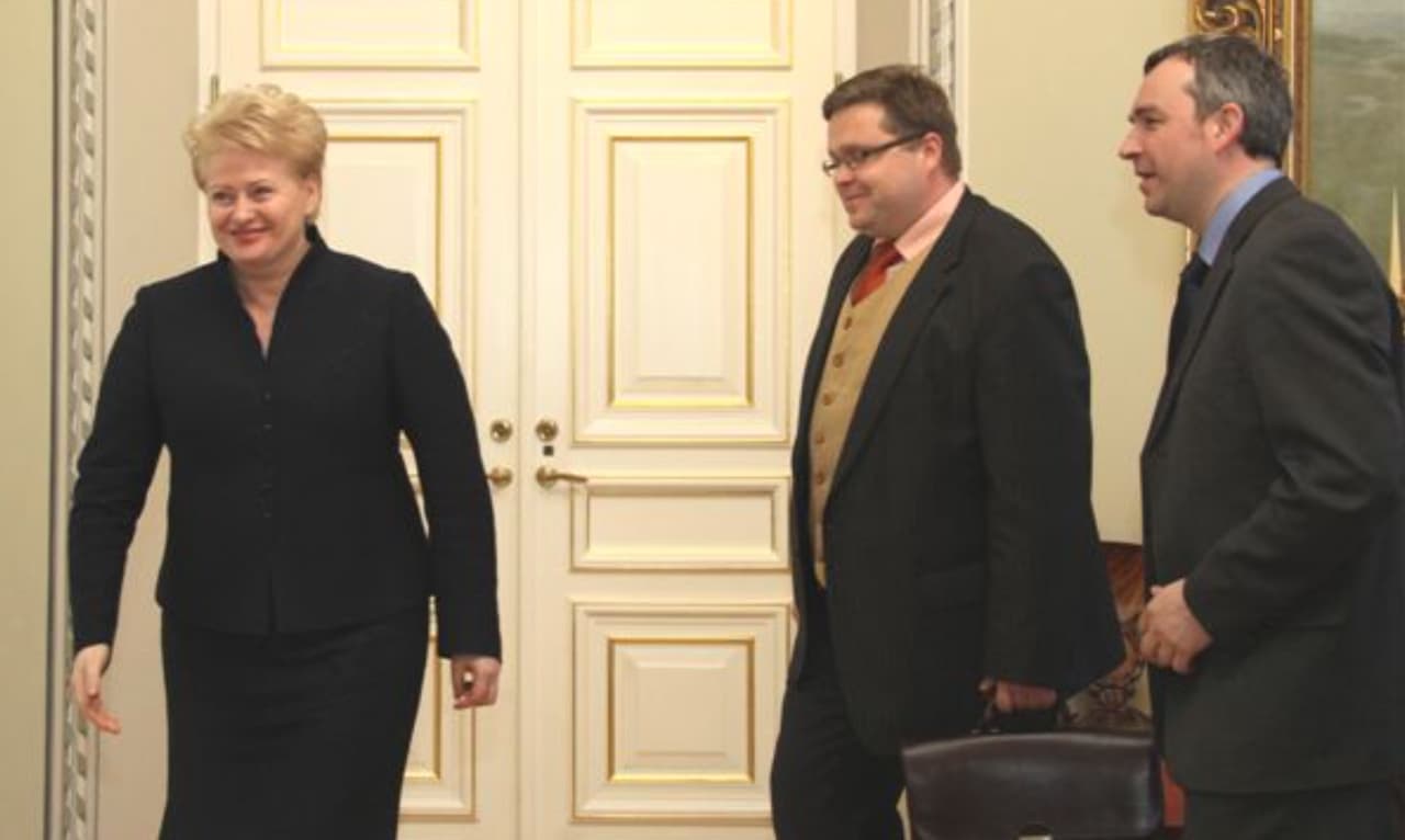 R. Kuodis (dešinėje). Nuotr. prezidentas.lt