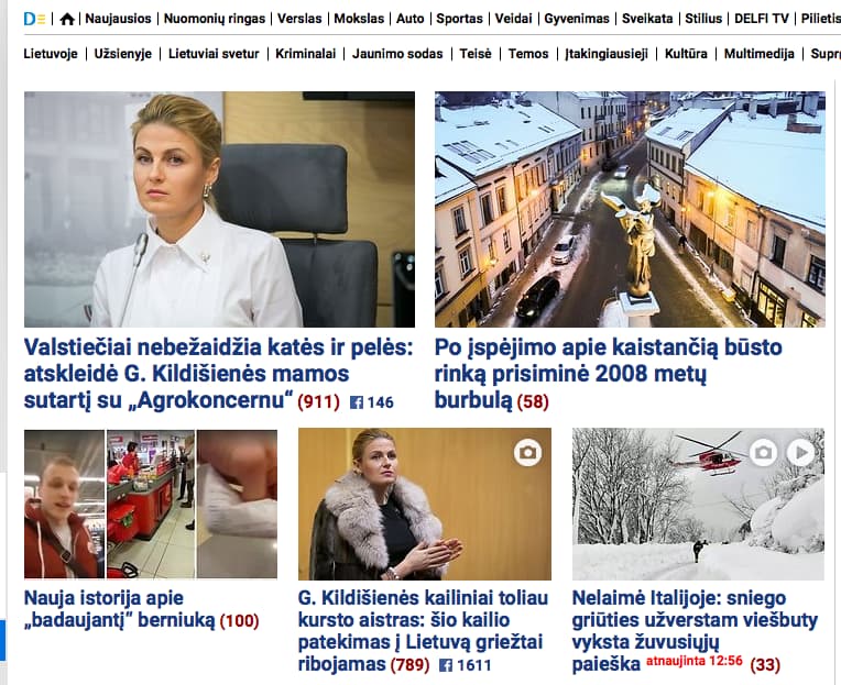 G. Kildišienė į šalį nustūmė net informaciją apie Rusijos puolimą