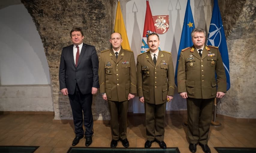 Brigados „Žemaitija“ ir Karo policijos vadams suteikti pulkininko laipsniai