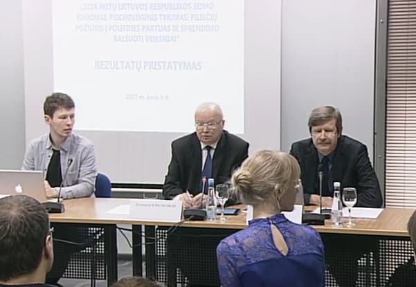 VRK pristatė mokslinį tyrimą