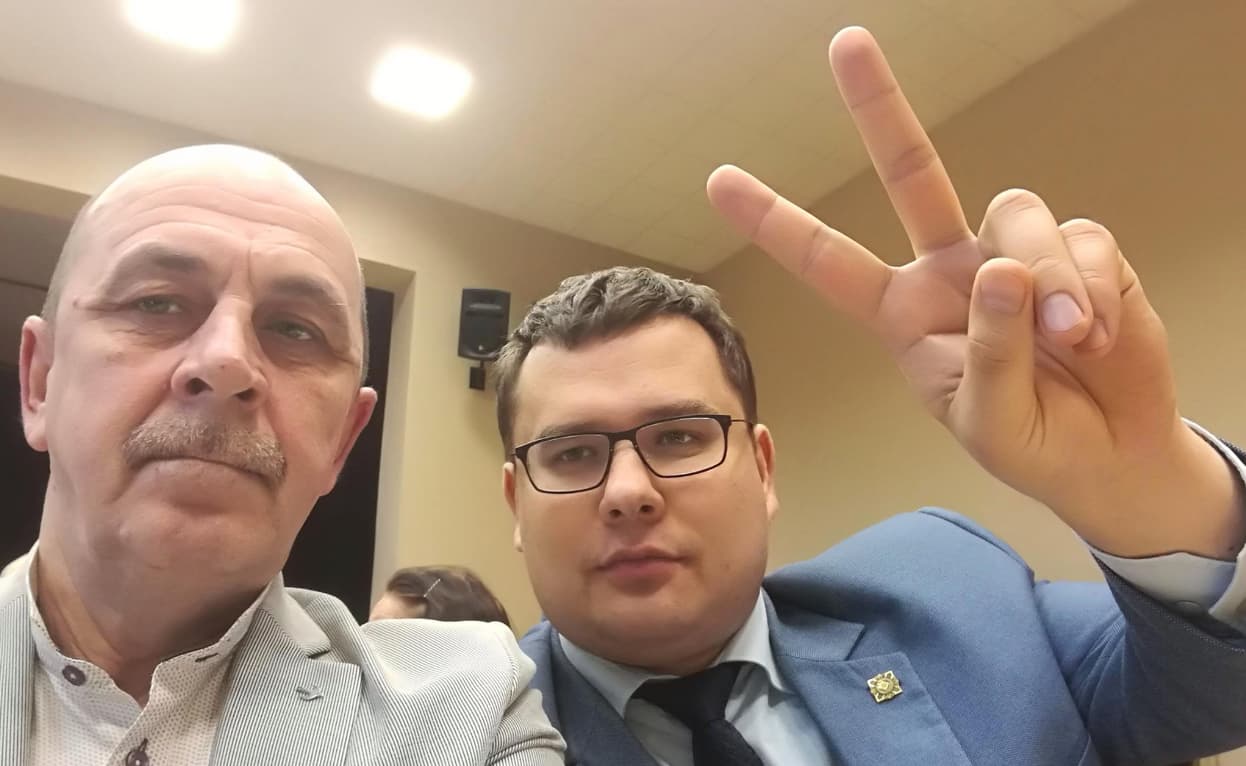 L. Kaščiūnas (dešinėje). Nuotr. facebook.com