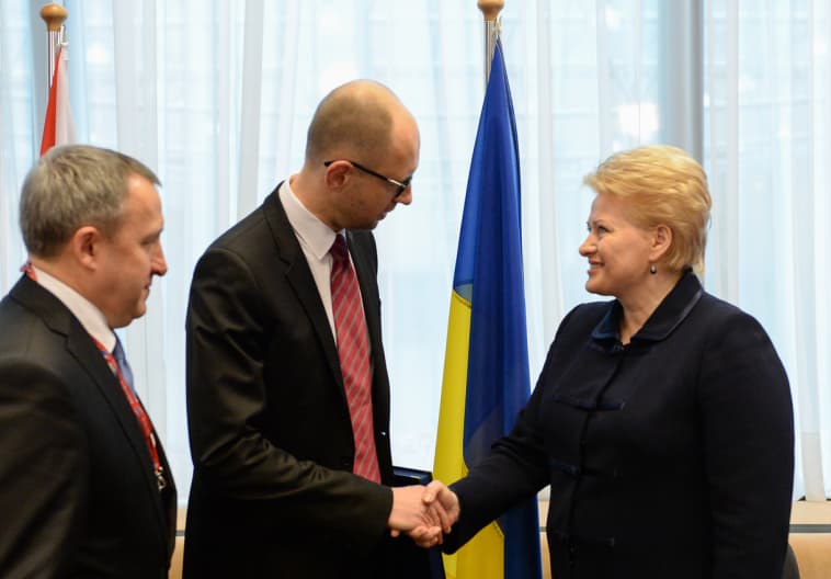 Buvęs Ukrainos premjeras A. Jaceniukas geras Lietuvos draugas.