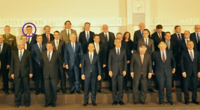 L. Linkevičius (galvutė apibraukta violetiniu apskritimu). Nuotr. urm.lt