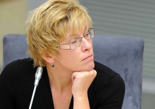 Viena iš susirūpinusiu nepasiturinčiais konservatorių I. Šimonytė. Nuotr. ve.lt