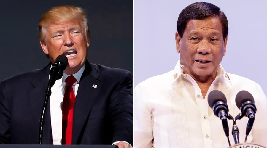 Neatsiklausęs Valstybės departamento, D. Trampas pakvietė į svečius R. Dutertę