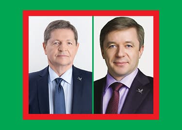 Švietimo ir mokslo komiteto pirmininkas E. Jovaiša ir Kultūros komiteto pirmininkas R. Karbauskis.