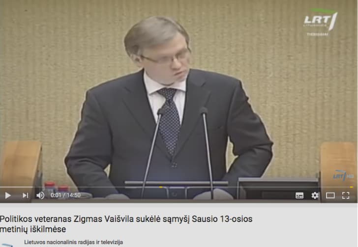 Prisiminkime veterano sukeltą sąmyšį