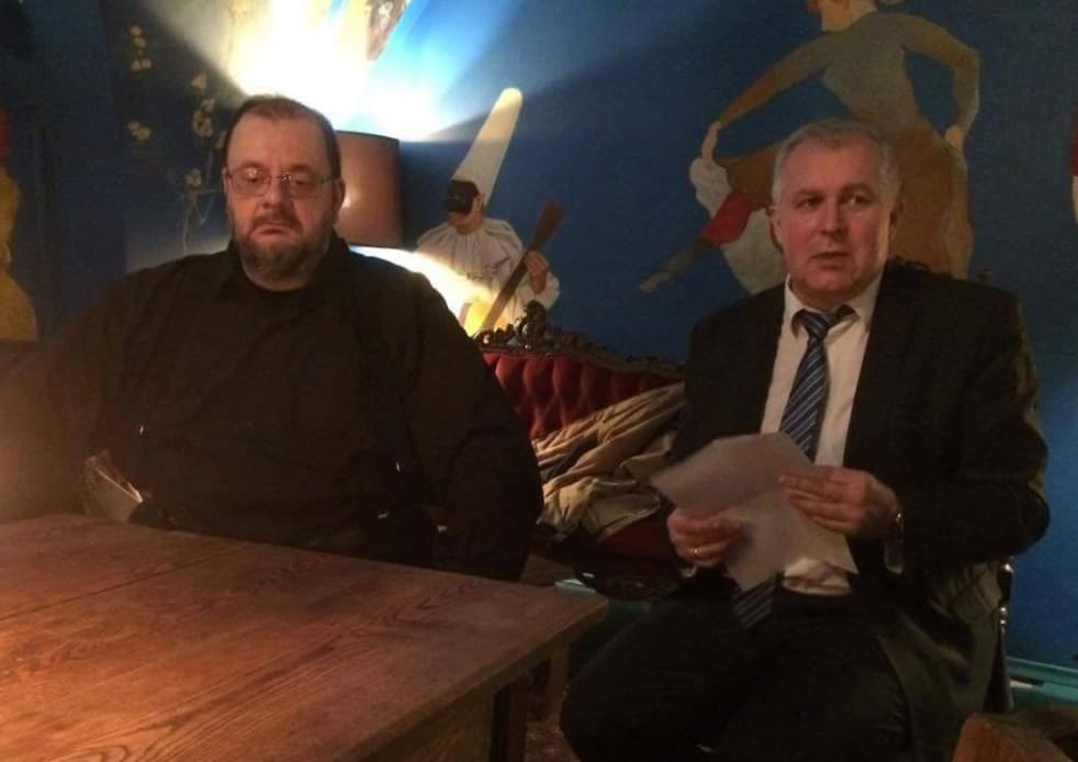 A. Anušauskas (dešinėje). Nuotr. facebook.com