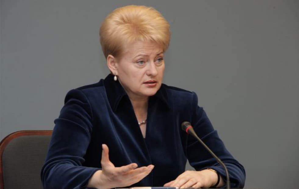 Prezidentė Dalia Grybauskaitė. Nuotr. prezidentas.lt