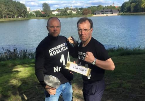 N. Puteikis (dešinėje). Nuotr. facebook.com