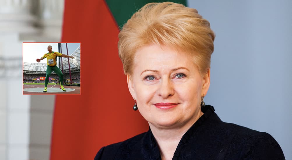D. Grybauskaitė: A. Gudžius nuosekliai didino meistriškumą ir siekė aukščiausių rezultatų