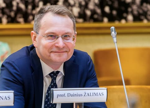 Konstutucinio teismo pirmininkas D. Žalimas. Nuotr. lrkt.lt