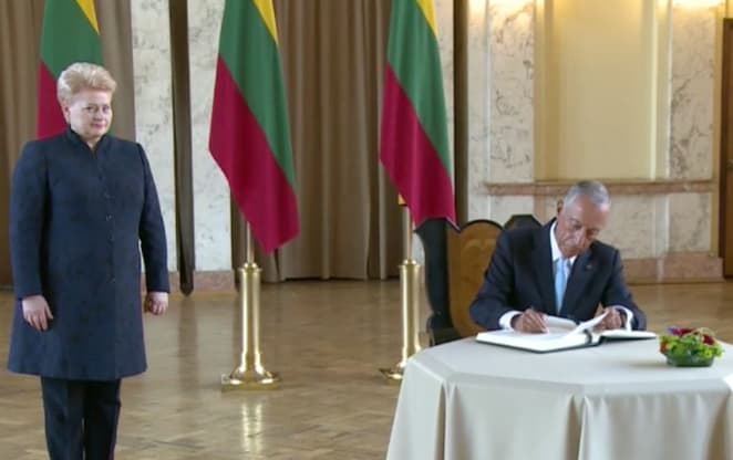 NATO vadavietės Vilniuje Portugalijos prezidentas dėl objektyvių priežasčių neaplankė
