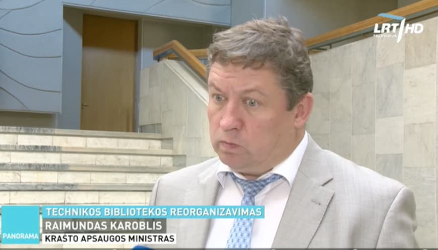 Ministras R. Karoblis.