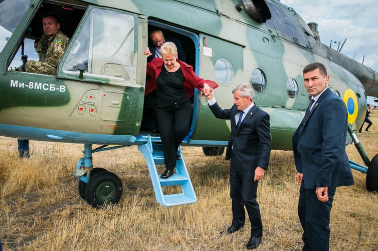 Lietuvos delegacijos kelionės Ukrainoje akimirkos