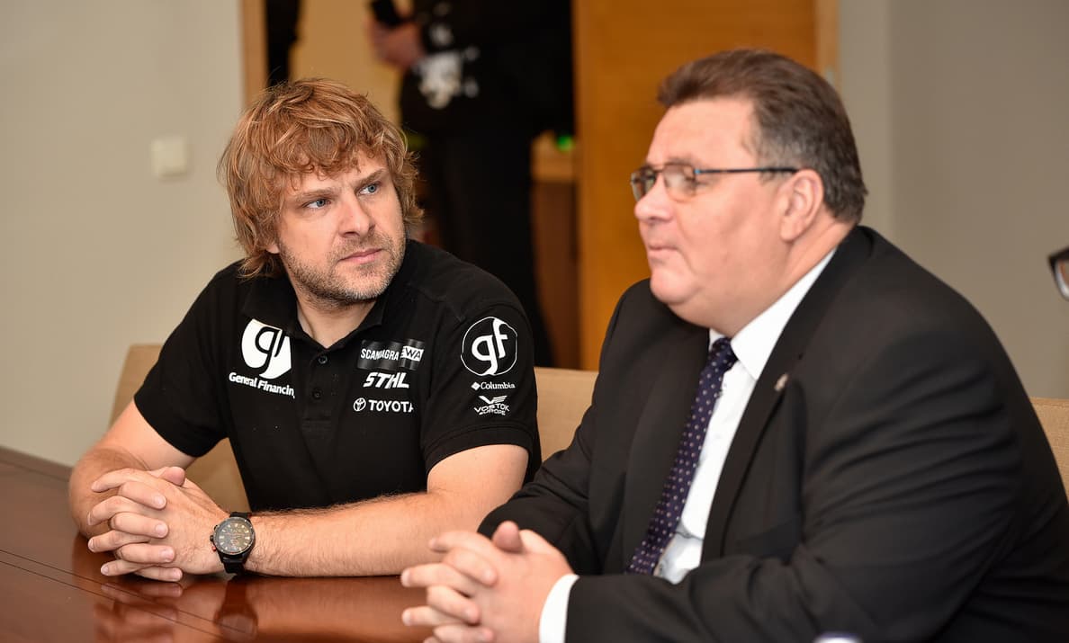 L. Linkevičius (dešinėje). Nuotr. urm.lt
