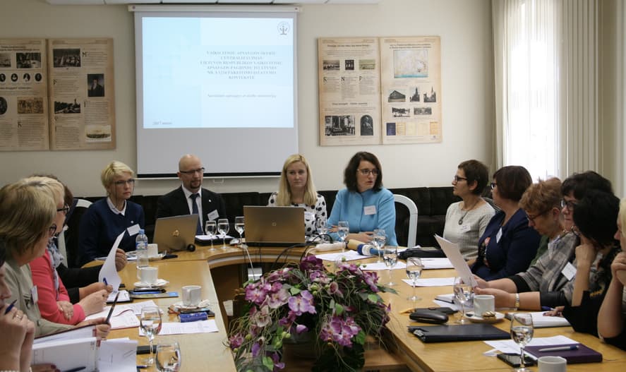Susitikimo akimirkos. Nuotr. socmin.lt