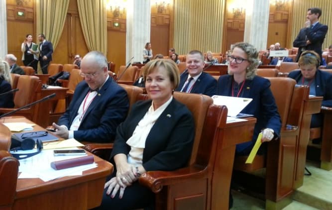 Lietuvos atstovai renginyje. Nuotr. lrs.lt