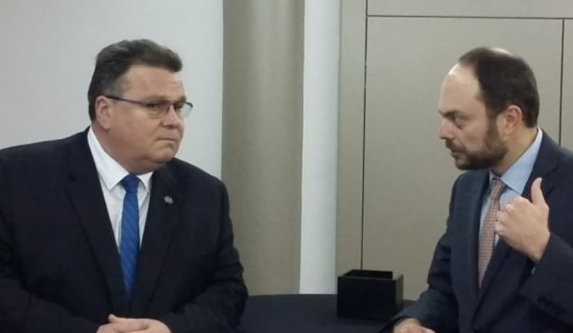 Susitikimo akimirka Liuksemburge. Nuotr. urm.lt