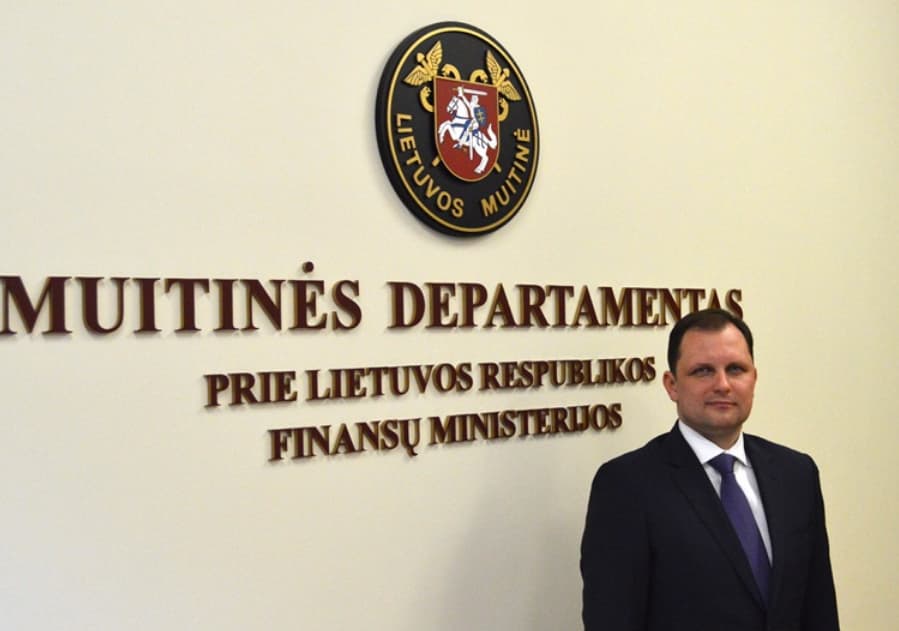Lietuvos muitinės vadovas Arūnas Adomėnas.
