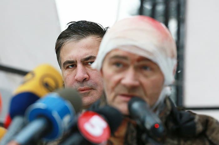 Teisėsaugininkams begaudant M. Saakašvilį, sužeista 16 žmonių
