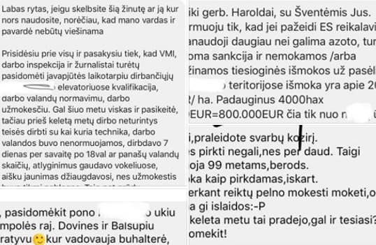 E. Jakilaitis: ponia Širinskienė galėtų pasikreipt kur reikia