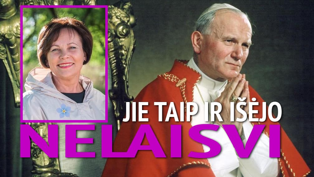 Komentuodama KGB'istų veiklą konservatorė pacitavo Joną Paulių II-ąjį.