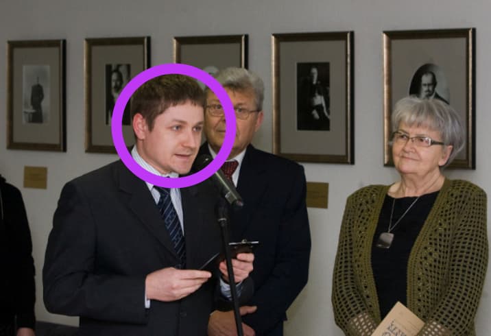 R. Rudaitis (galvutė apibraukta violetiniu apskritimu). Nuotr. lrs.lt