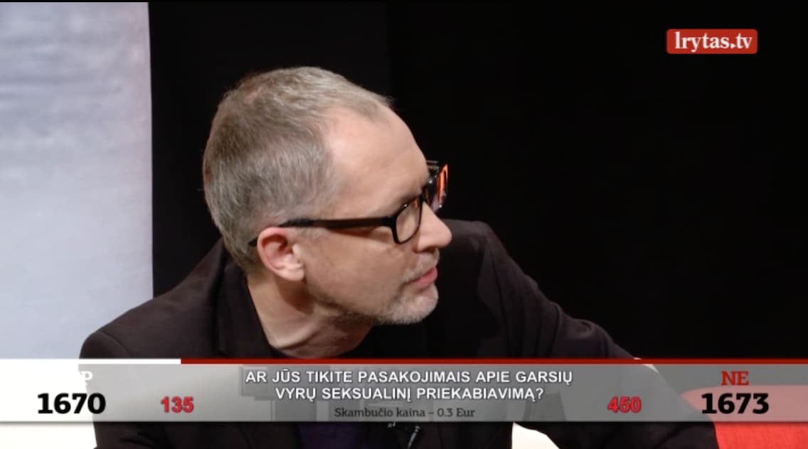 Apie seksualinio priekabiavimo projektą: „Kas tie jie, rusai? Ne, lietuviai, ir jūs, turbūt, labai gerai žinote tas pavardes“