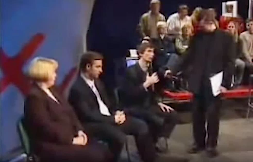 Rolandas Paulauskas Lietuvos televizijos laidoje prieš stojant į ES