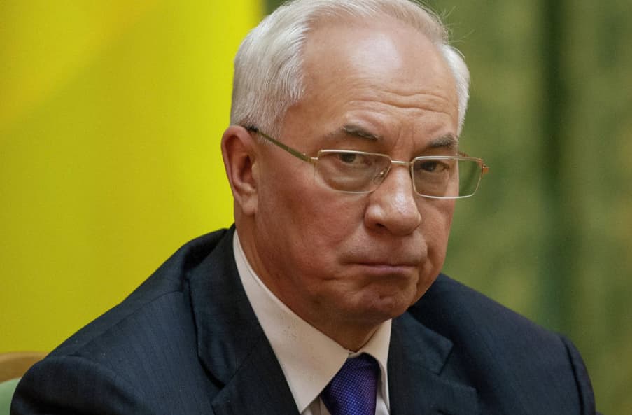 Buvęs Ukrainos premjeras M. Azarovas.