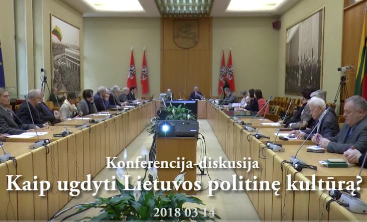 Kaip pagerinti Lietuvos politinę kultūrą?