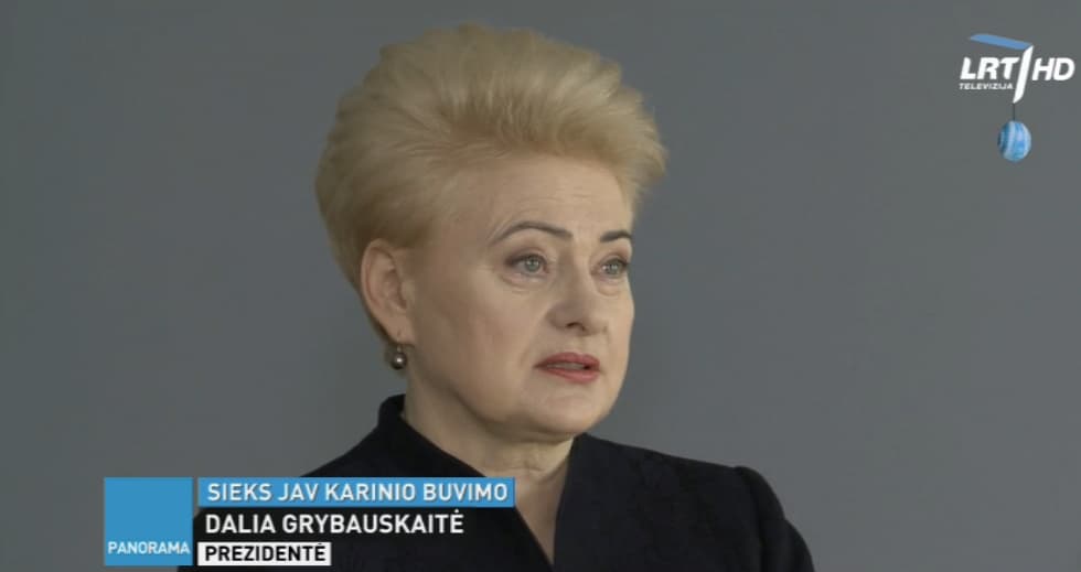 Lietuva siekia, kad JAV dažniau pratyboms atsiųstų karių ir oro gynybos sistemų, siekiant atgrasyti Rusiją