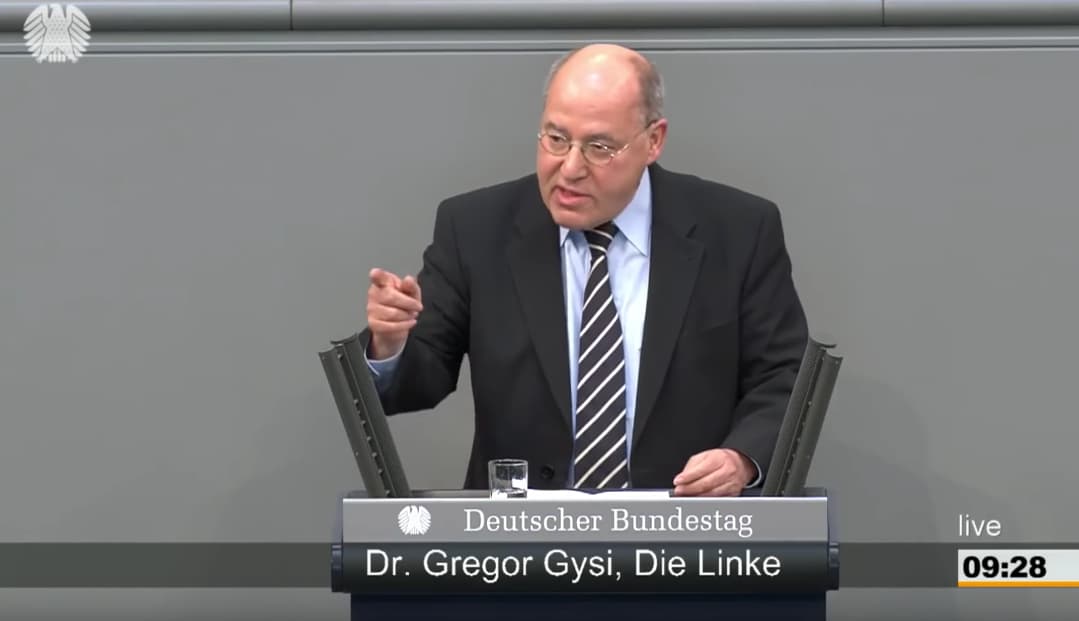 Vokietijos Bundestago deputatas Gregoris Gizis: atėjo laikas Europai susimokėti už tarptautinės teisės pažeidimus
