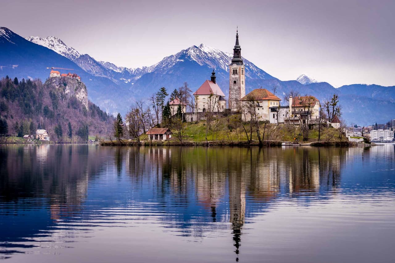 Slovėnija, Bled ežeras.