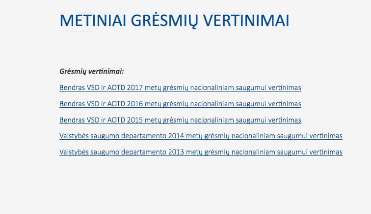 Prieš 2019 m. rinkimus – naujas pasiruošimas skelbti Grėsmes nacionaliniam saugumui