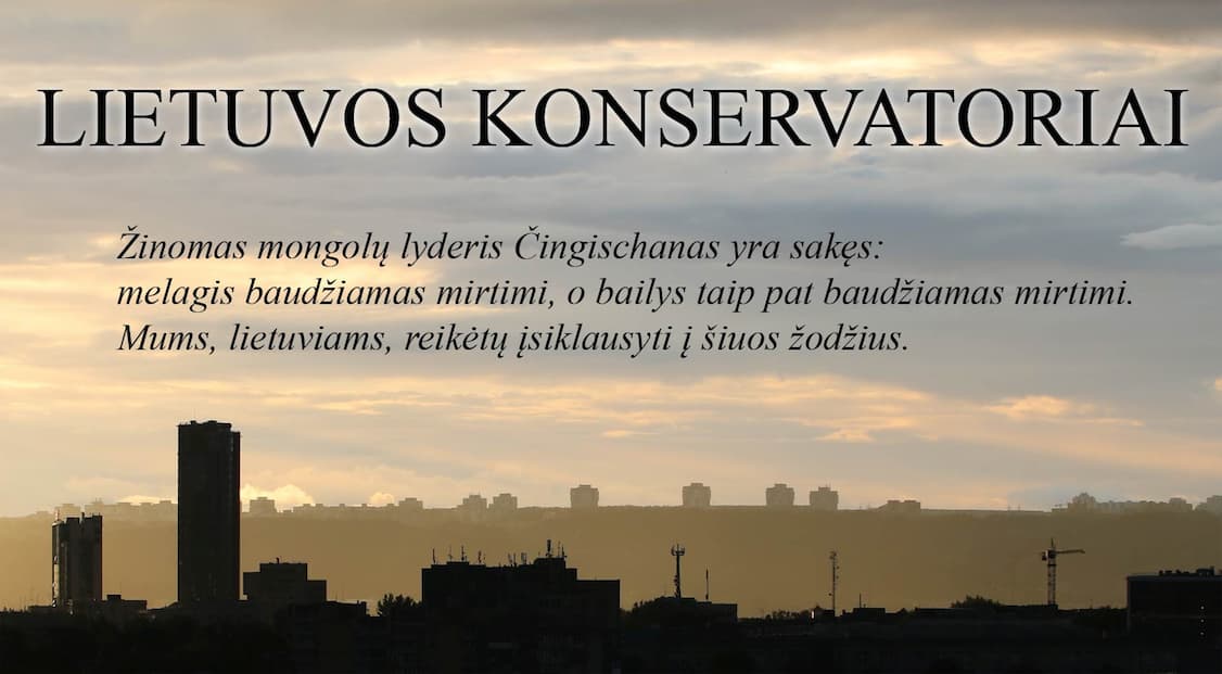 Kuriama Lietuvos konservatorių partija