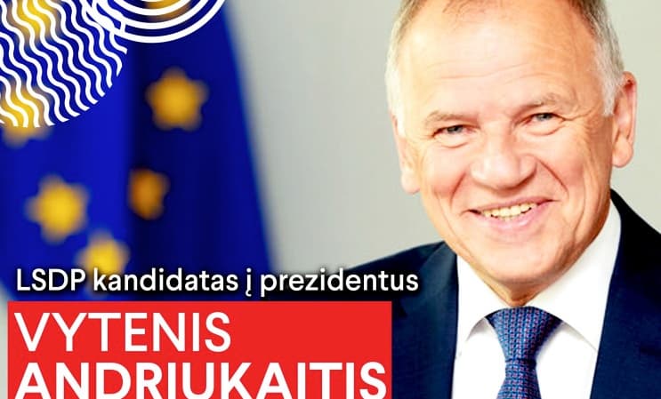 Socialdemokratų kandidatu į prezidentus tapo eurokomisaras Vytenis Andriukaitis