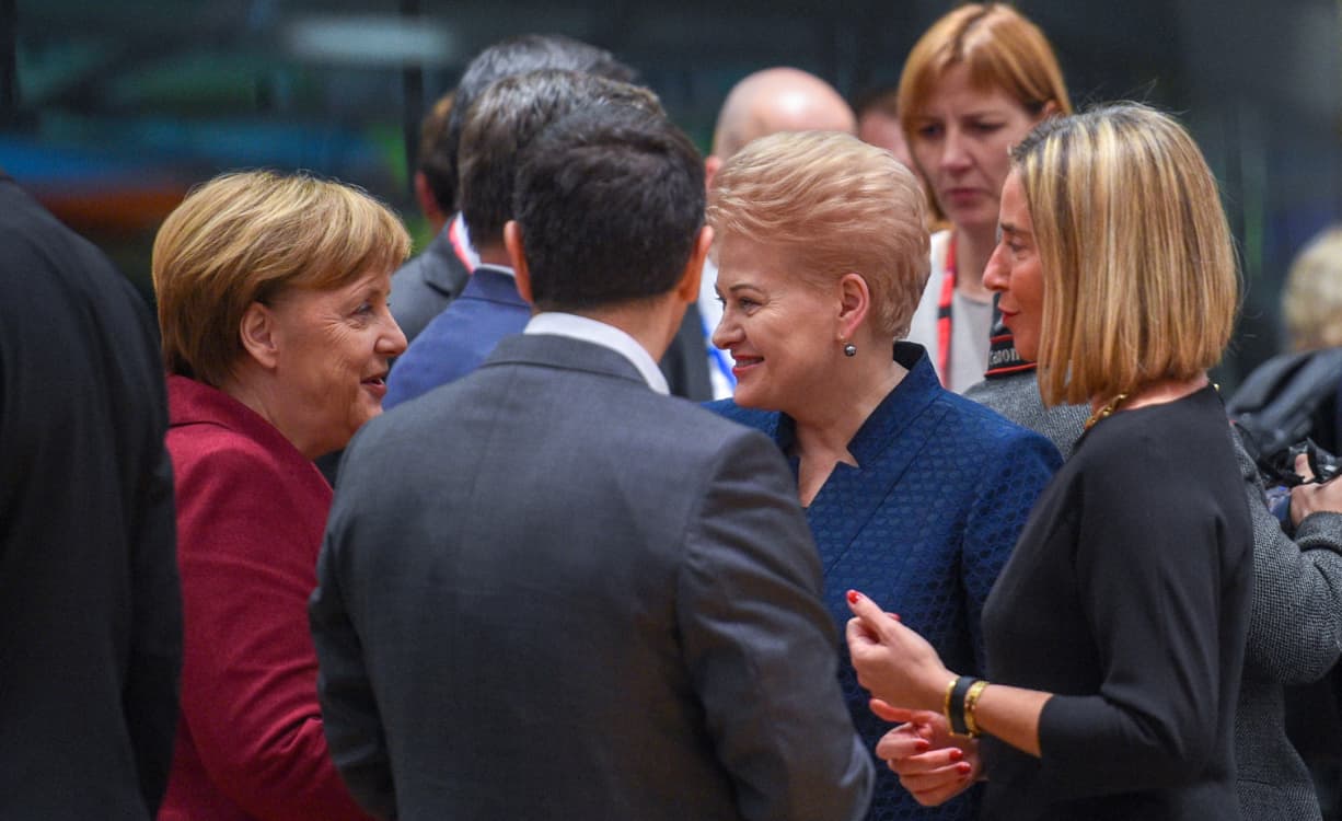 D. Grybauskaitė ir vėl didžiųjų Europos lyderių dėmesio centre. Nuotr. prezidentas.lt
