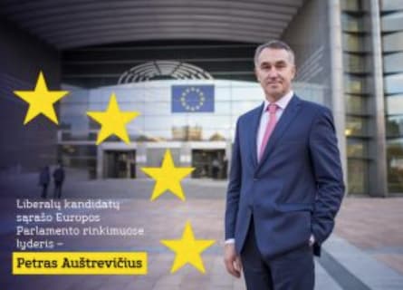 Liberalų kandidatų į EP sąraše ir ketvirtus metus iš eilės badaujantis P. Auštrevičius