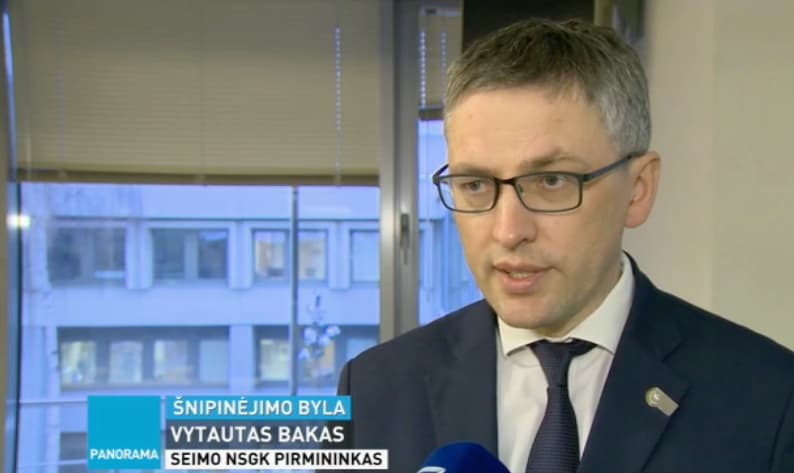 NSGK pirminkas V. Bakas atskleidė, kad gali daugėti įtariamųjų šnipinėjimo byloje